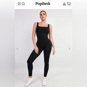 NWT Popilush shapewear seamless square neck jumpsuit
